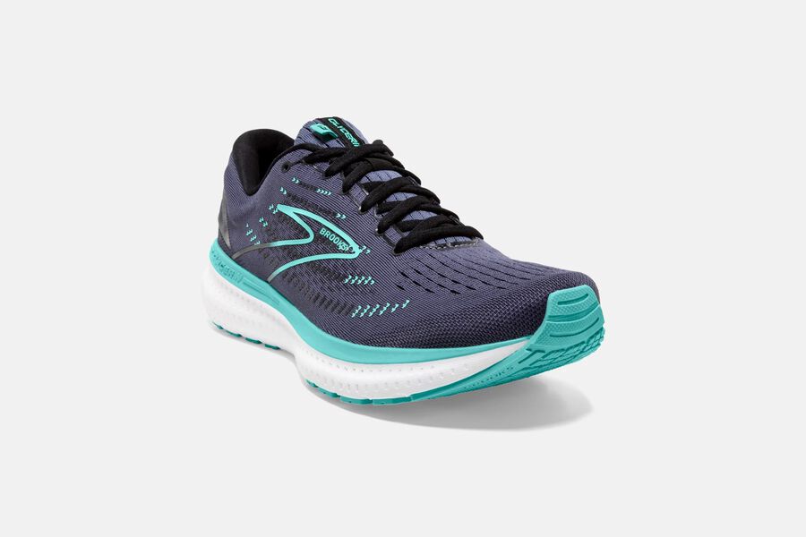 Brooks Glycerin 19 Road Running Shoes Womens Dark Grey/Blue 029613-YGW